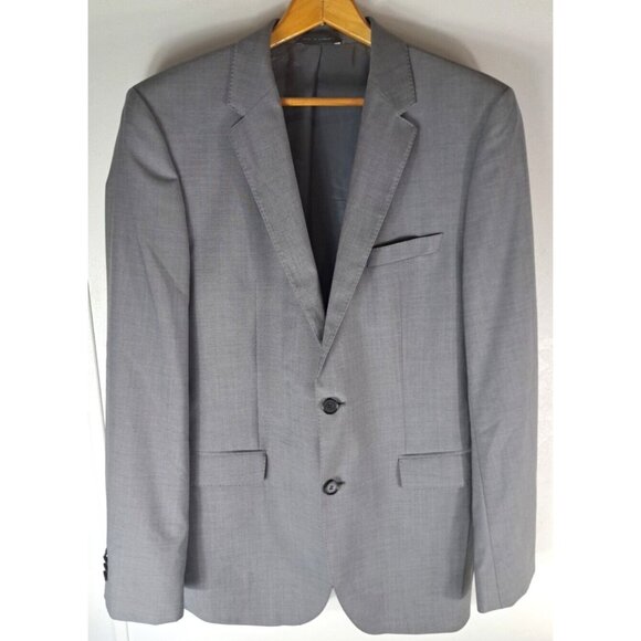 Mens Hugo Boss Blazer Sports Coat The James Gray Business Career 2 Button 42L